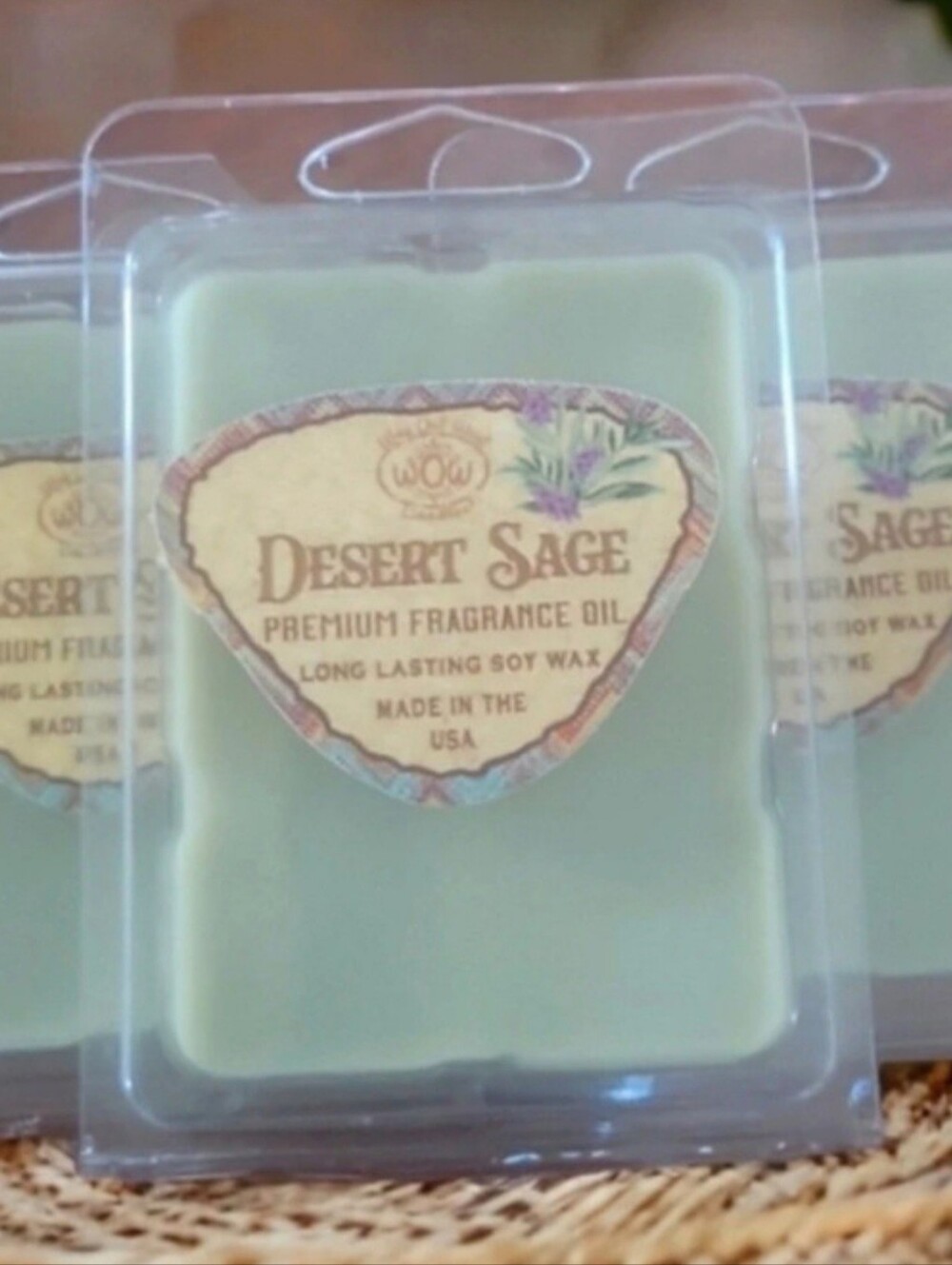 WOW Way Out West Sage Scented Soy Wax Melts Warmers Oil Fragrance Air Freshener